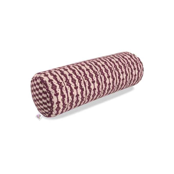 Twirly Whirly Large Round Bolster Pillow