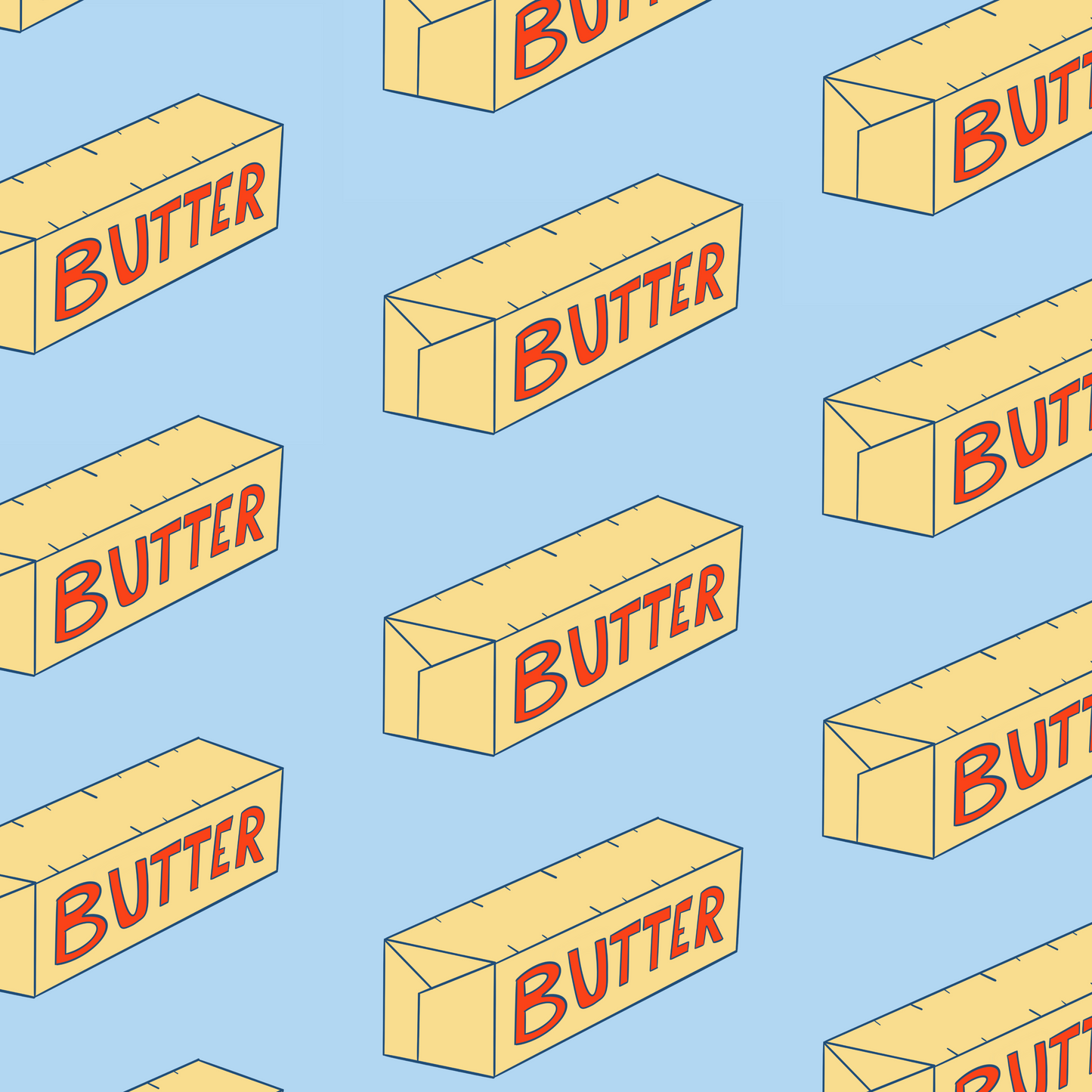 Butter Square Pillow
