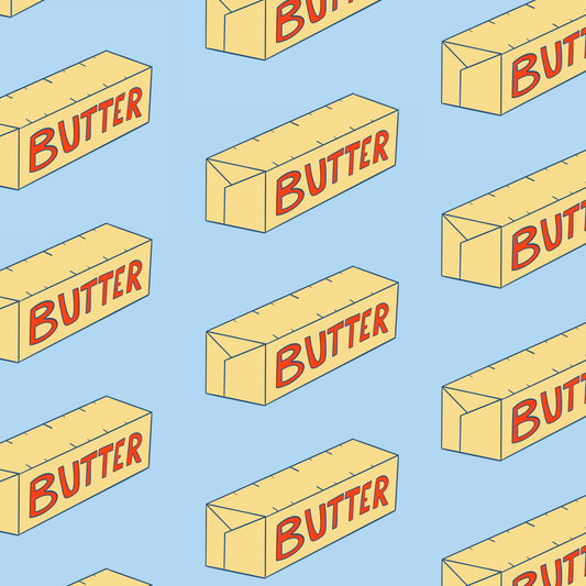 Butter Square Pillow