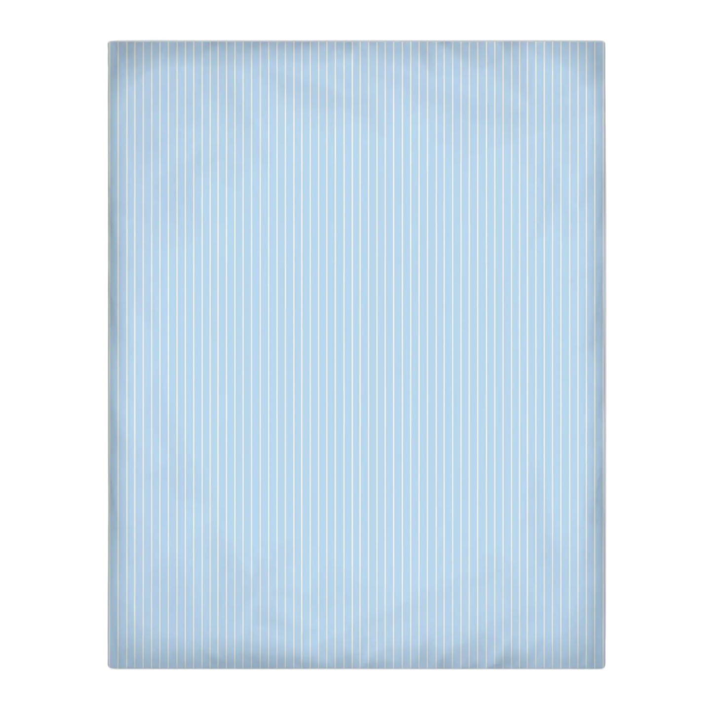 Baby Blue Pinstripe Duvet