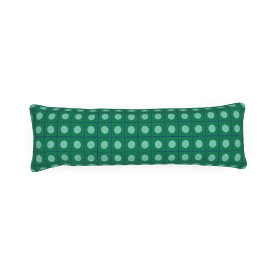 Circle Grid Bolster Pillow