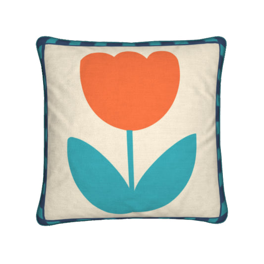 Tulip Tile Pillow