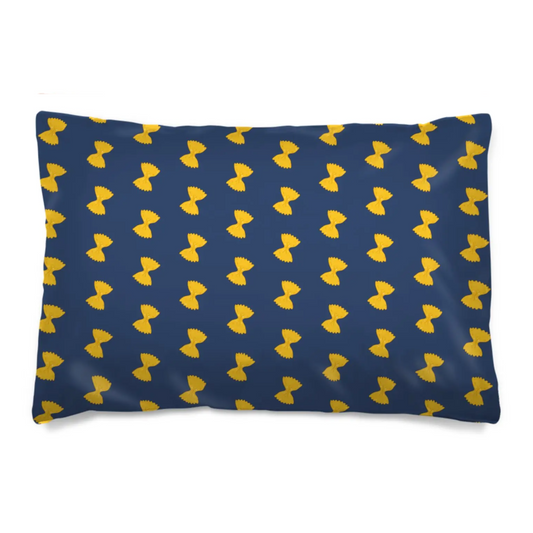Farfalle Fitted Sheet Set - Navy