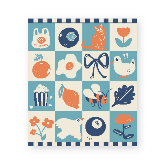 Sidewalk Sightings Mini Blanket